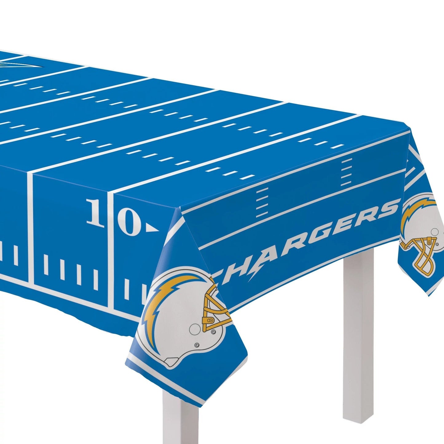 LA Chargers Plastic Table Cover - 54" x 96"