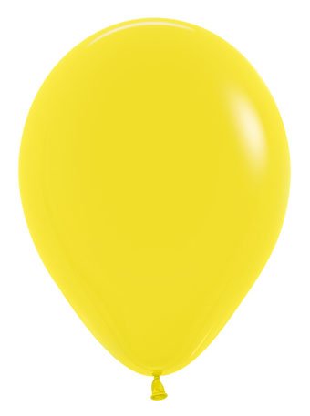 Betallic Fashion Yellow 11" Latex Balloons - Bulk Bag 100