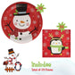 Snowy Friends Winter Party Supplies Bundle w/ Snowman Paper Plates and Penguin Paper Napkins - Serves 30