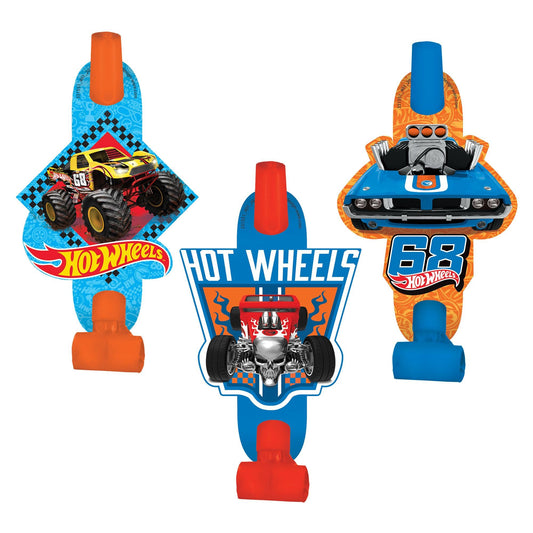 Hot Wheels Wild Racer Party Blowouts - 8ct