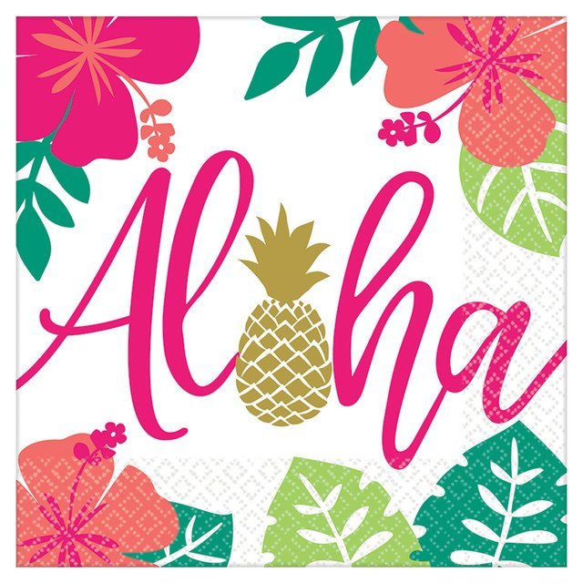 Aloha Luncheon Napkins - 16ct