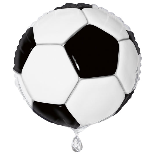 3D Soccer Round Foil Balloon - 18"