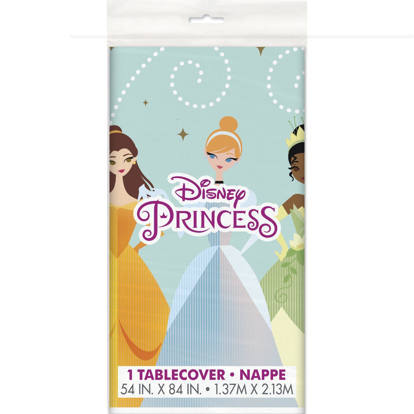 Disney Princess Plastic Table Cover - 54" x 84"