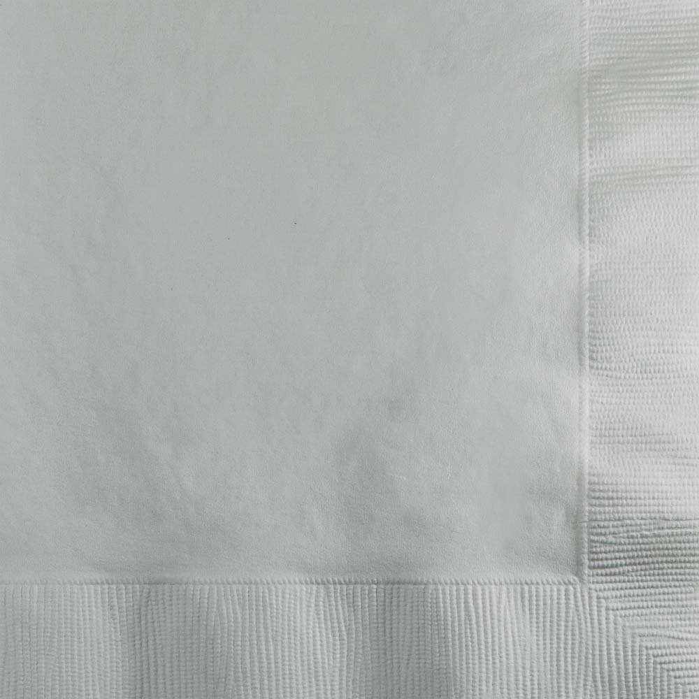 Shimmering Silver Beverage Napkin 2ply - 50ct