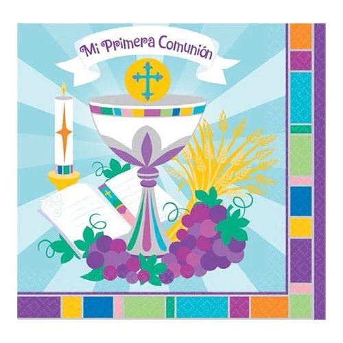 Mi Primera Comunion My First Communion Luncheon Napkins - 16ct