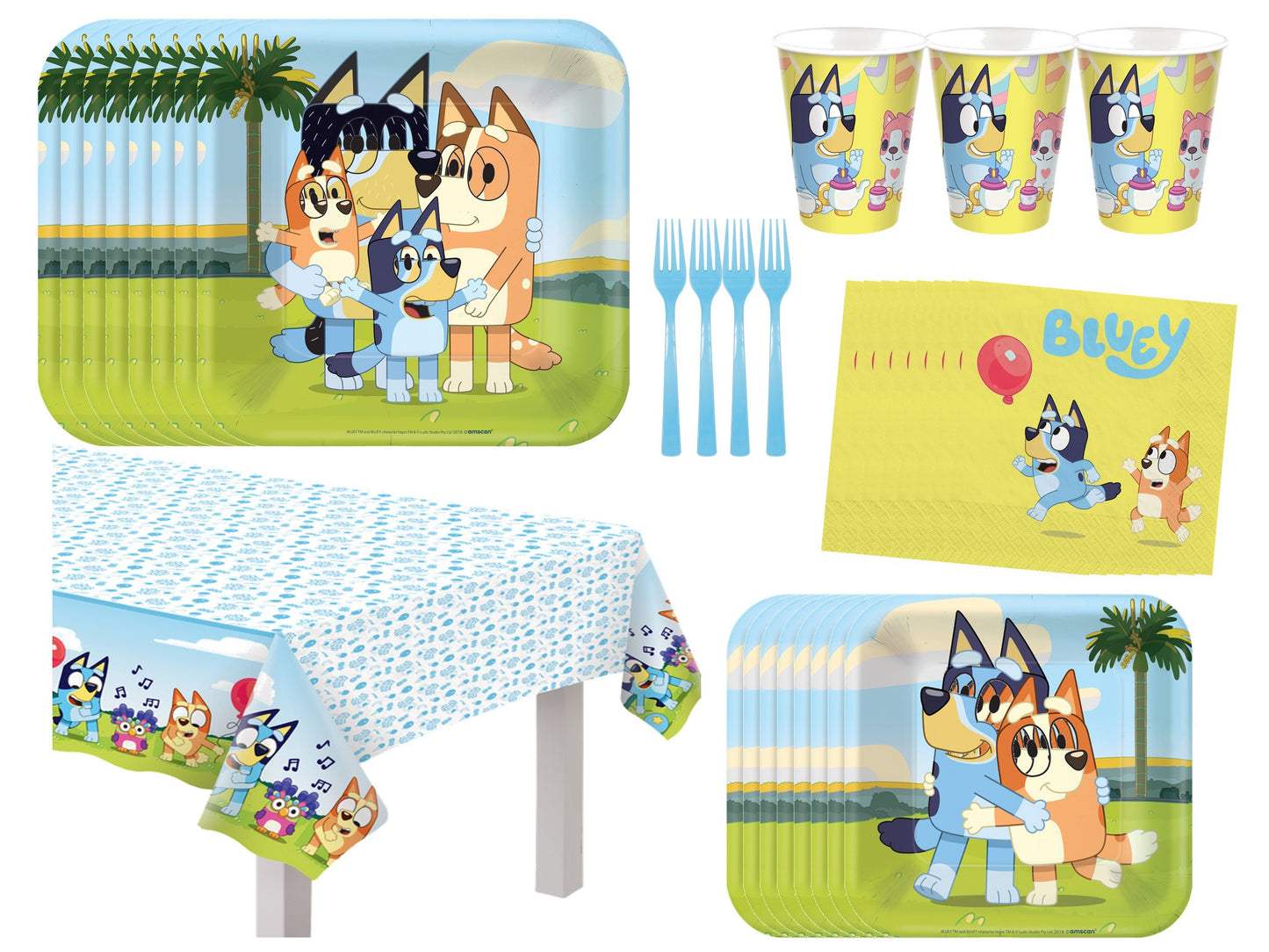 Bluey Birthday Party Supplies | Bluey Party Decorations | Bluey Party Supplies | Bluey Birthday Decorations