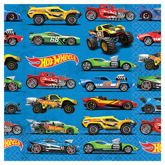 Hot Wheels Beverage Napkins - 16ct