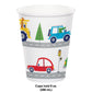 Transportation Time Hot/Cold Cup 9oz. - 8ct