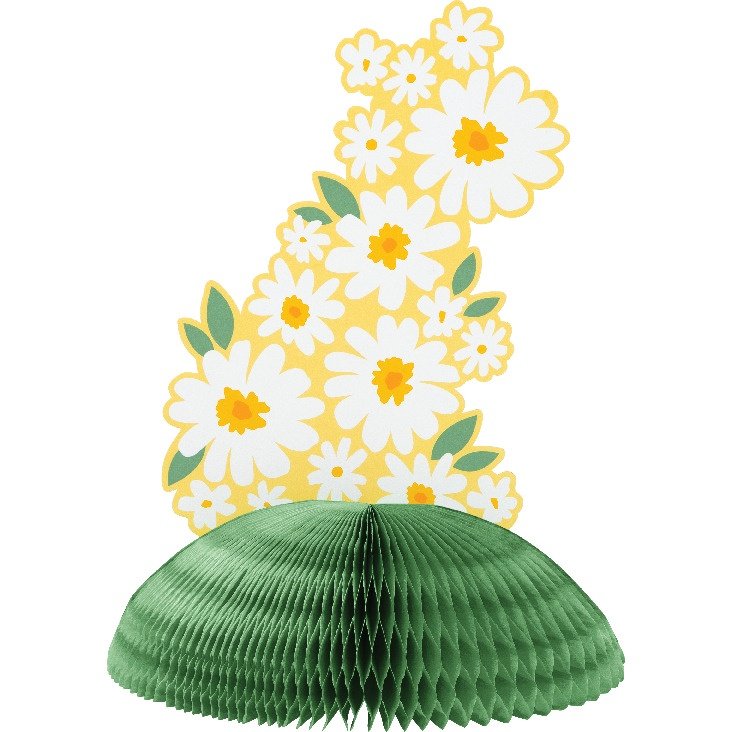 Sweet Daisy Honeycomb Centerpiece - 1ct