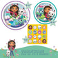 Gabby's Dollhouse Birthday Party Supplies Bundle w/ Gabby's Dollhouse Lunch Plates, Cake Plates, & Napkins for 8 Guests