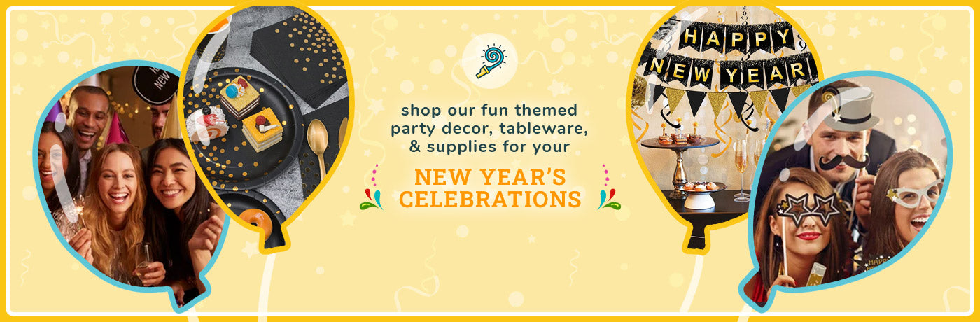 Shop Party Themes for New Years Celebrations