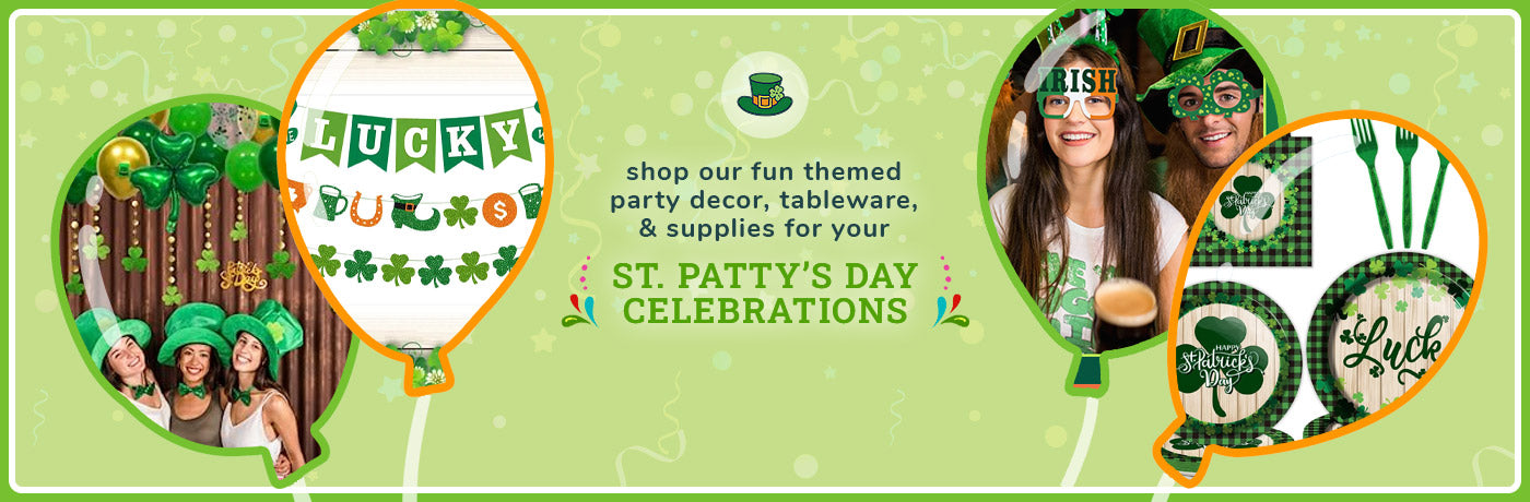 Shop Party Themes for St Patricks Day Celebrations