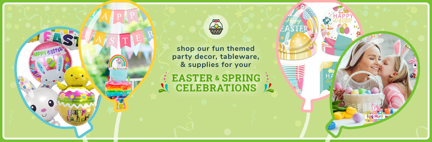 Shop Party Themes for Easter and Spring Theme Celebrations