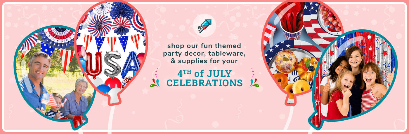 Shop Party Themes for 4th of July and Patriotic Theme Celebrations