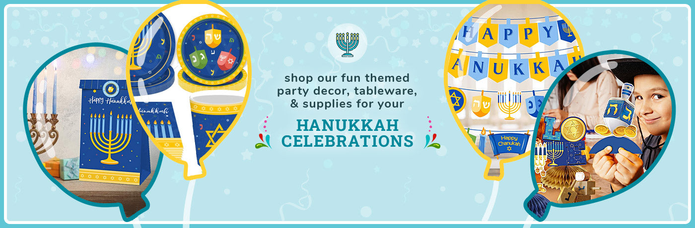 Shop Party Themes for Hanukkah Religious Celebrations