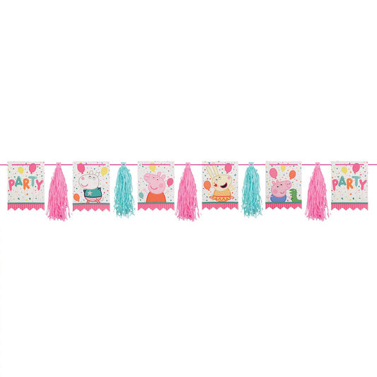 Peppa Pig Pennant Tassel Garland