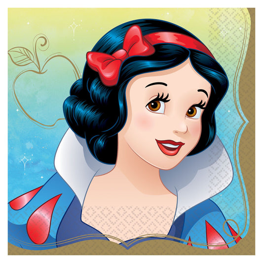 Snow White Luncheon Napkins - 16ct