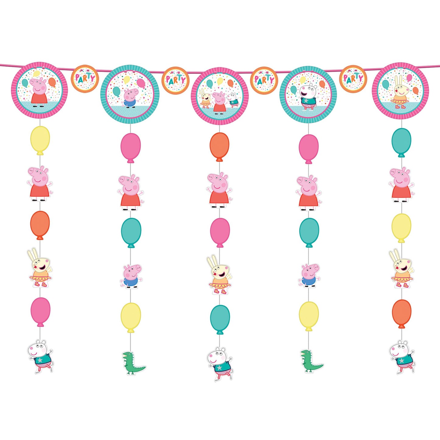 Peppa Pig Pennant Tassel Garland