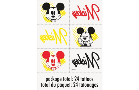 Mickey Mouse Tattoos - 24ct