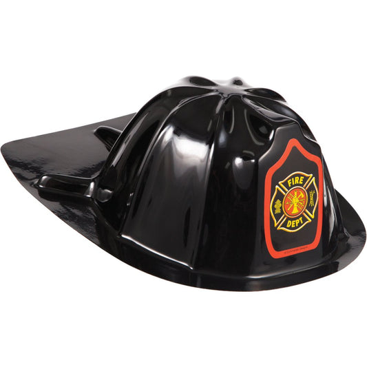 Flaming Fire Truck Plastic Fire hat - 1ct