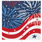 Patriotic Fireworks 4th of July Beverage Napkins - 16ct