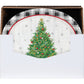 Holiday Tree Christmas Oval Paper Platters - 8ct