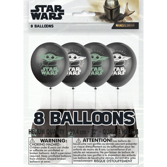 Star Wars Mandalorian The Child 12" Latex Balloons