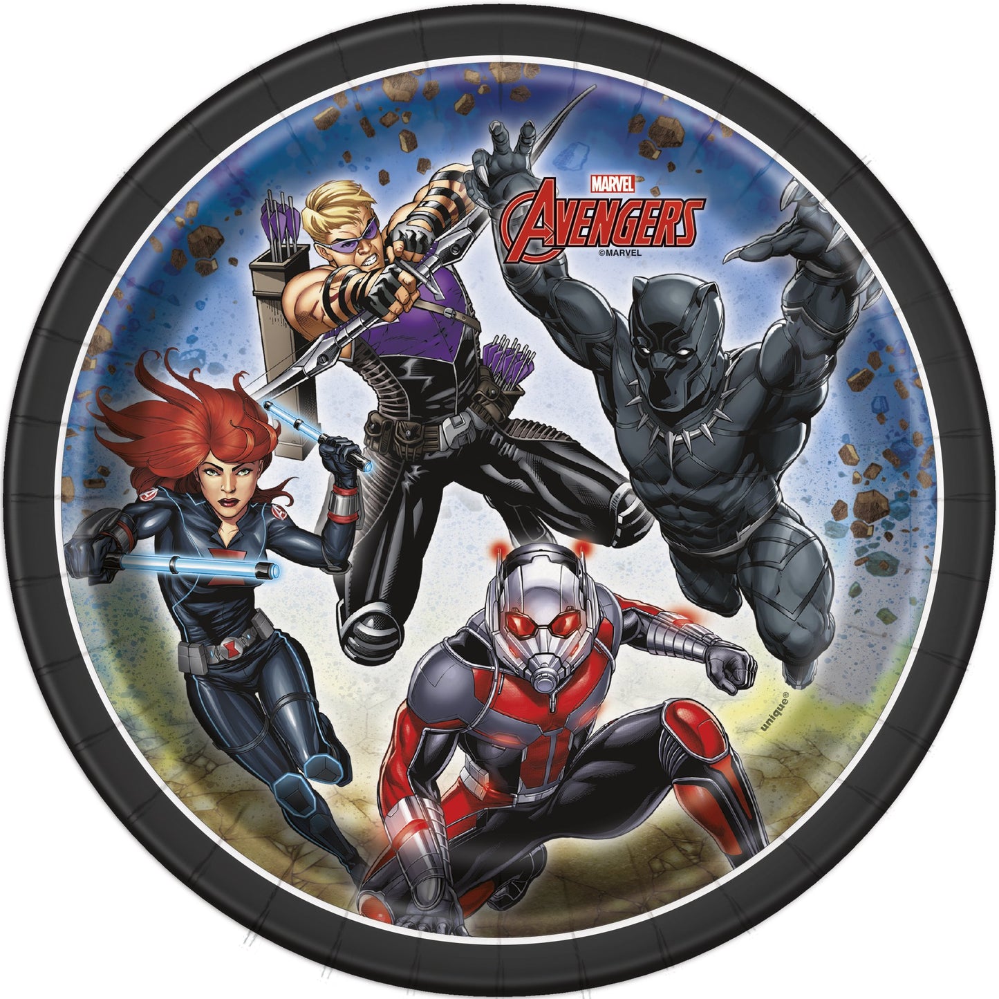 Marvel Avengers Super Hero 7" Dessert Plates - 8ct