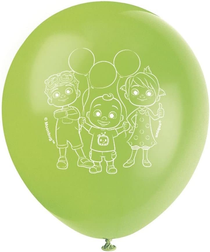 Cocomelon 12" Latex Balloons - 8ct