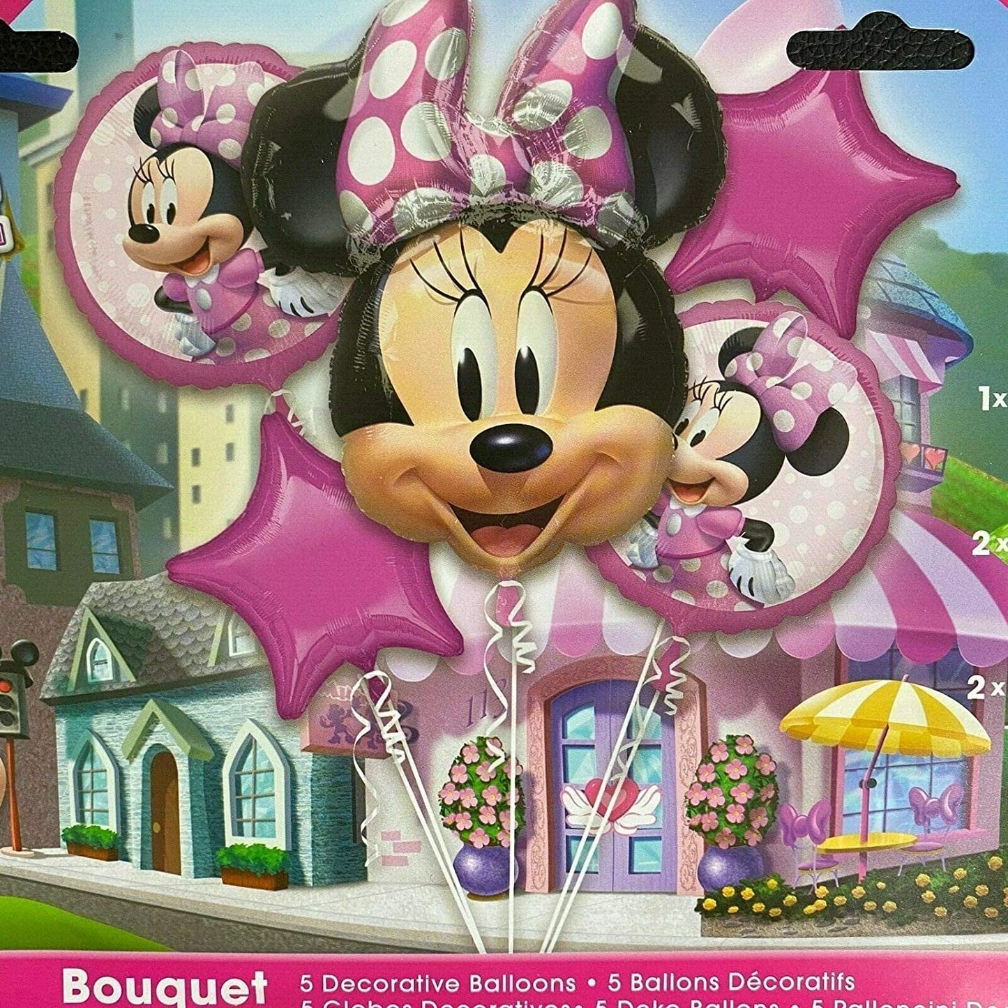 Minnie Mouse Forever Balloon Bouquet with 26" Minnie Mouse Balloon