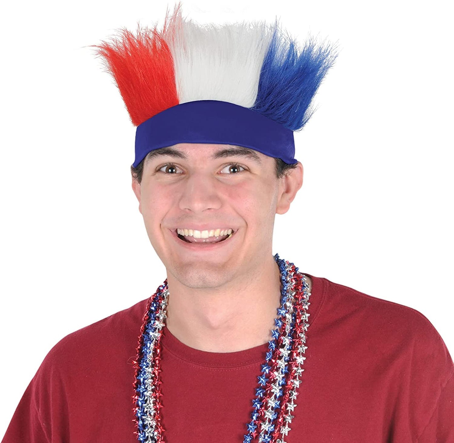 Red, White, & Blue Patriotic Hairy Headband