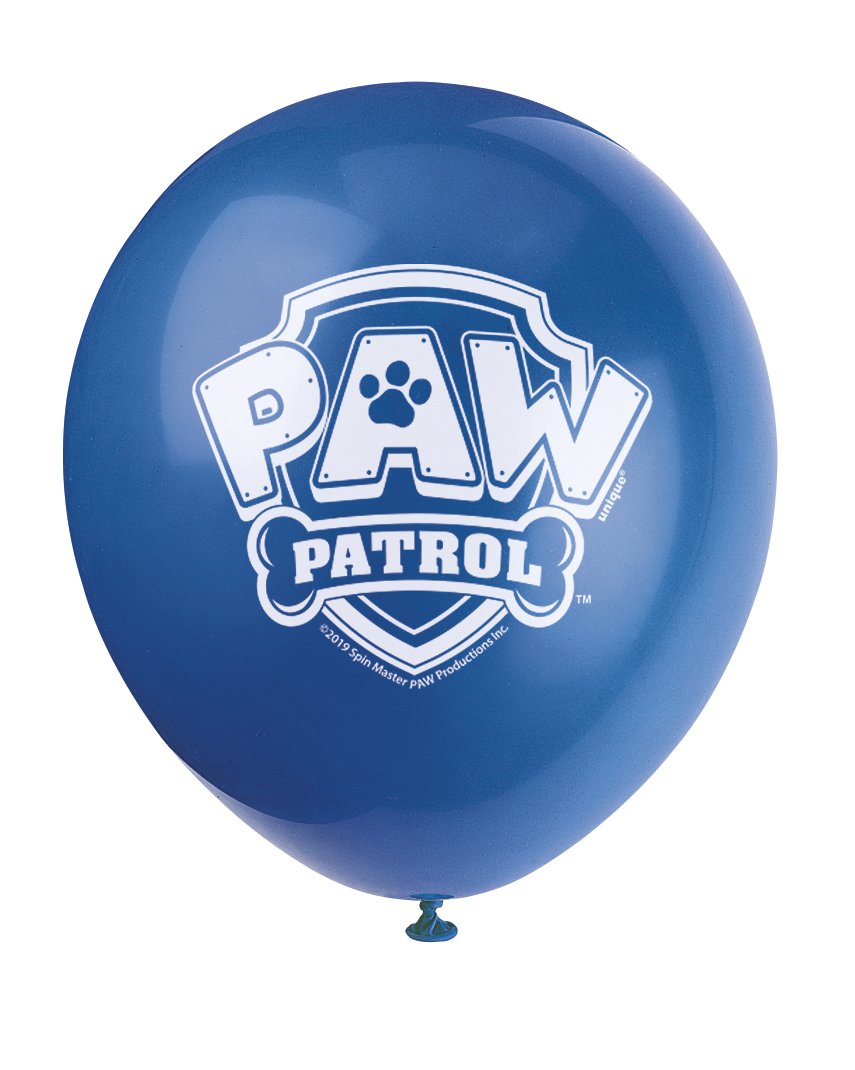 Paw Patrol 12" Latex Balloons - 8ct