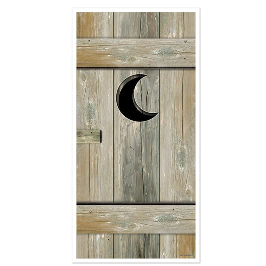 Outhouse Door Cover Party Accessory - 30" x 6ft