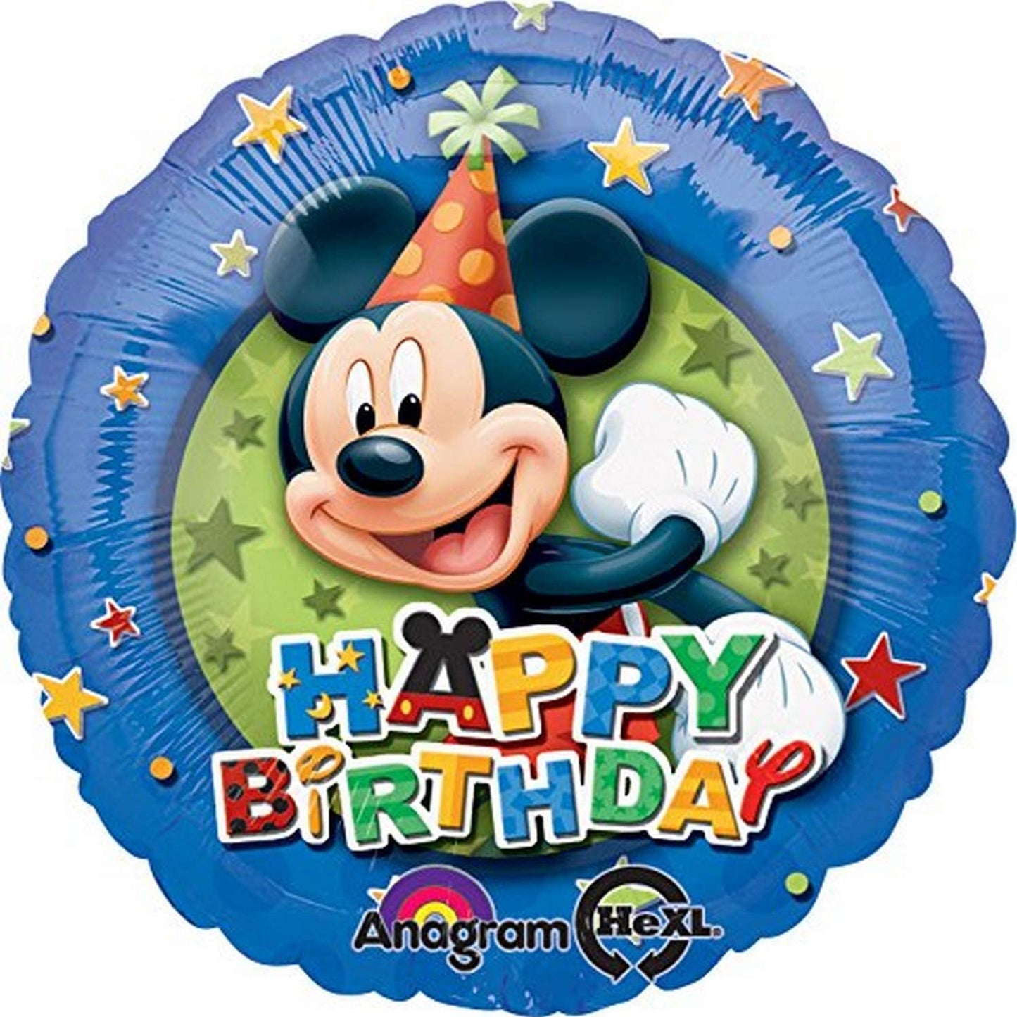 Mickey Mouse Birthday Stars Foil Balloon Pack