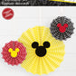 Mickey Mouse Paper Fan Decoration Kit - 3ct