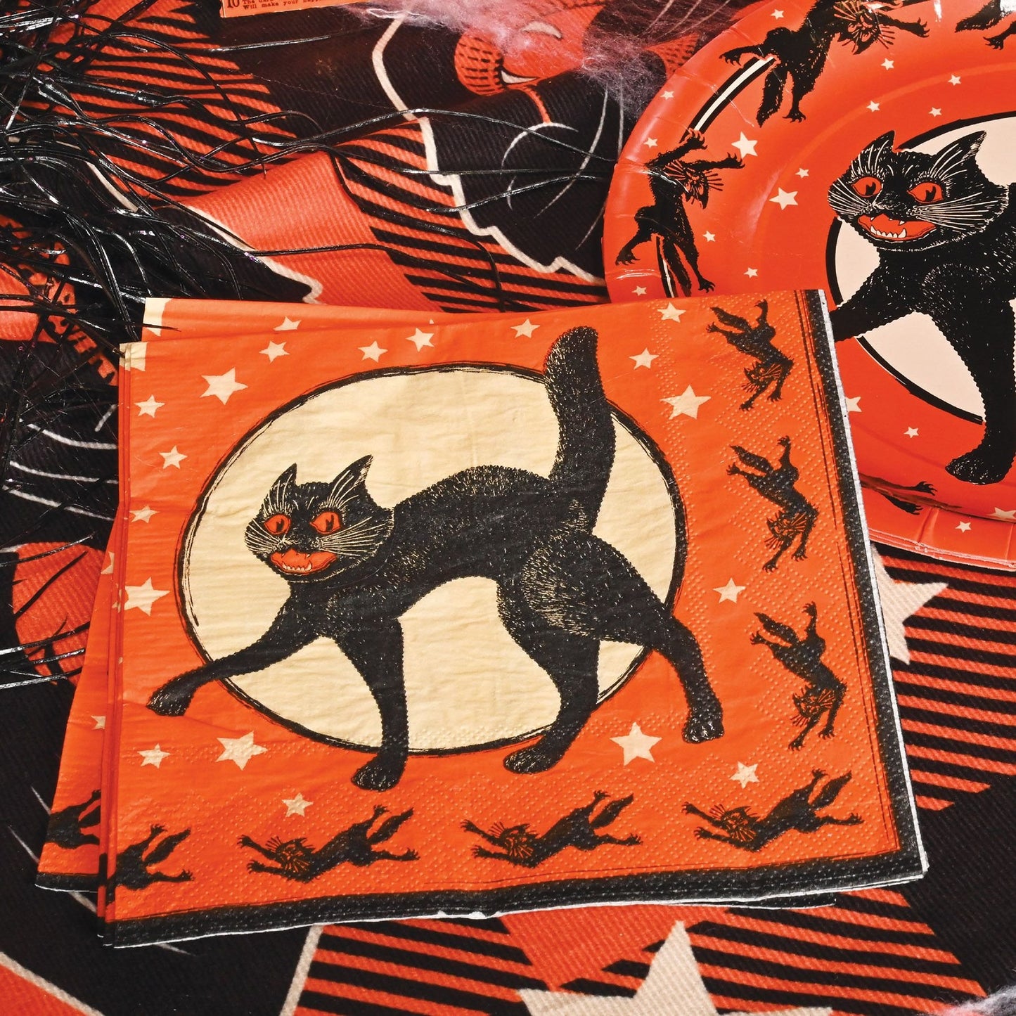 Vintage Halloween Luncheon Napkins - 16ct