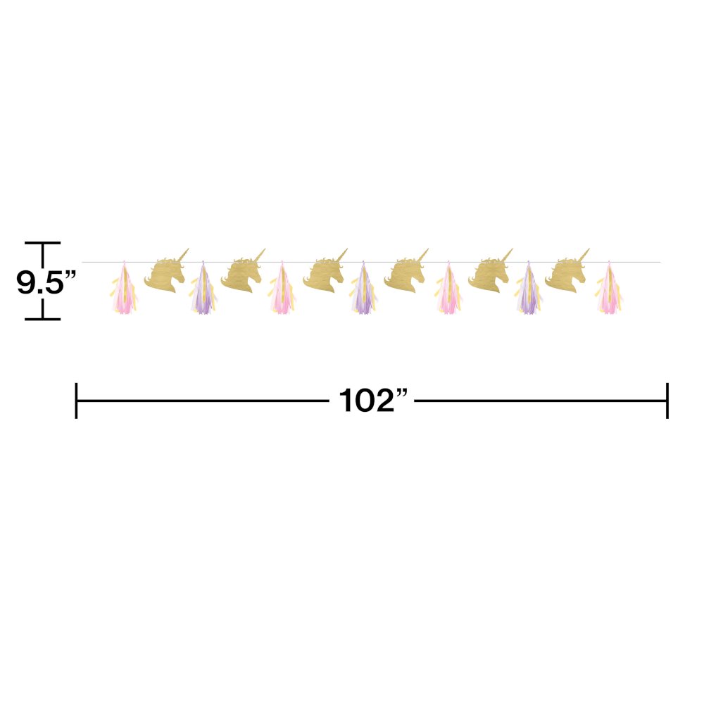 Unicorn 8ft Banner - 1 Pack