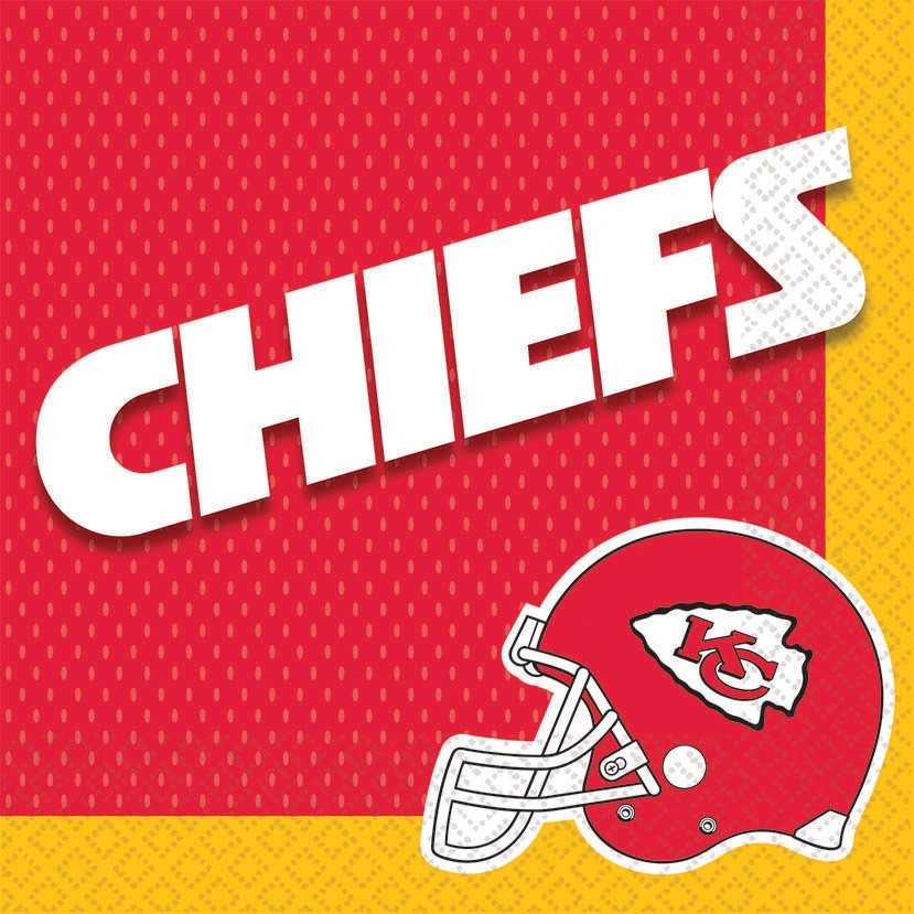 Kansas City Chiefs Luncheon Napkins - 16ct