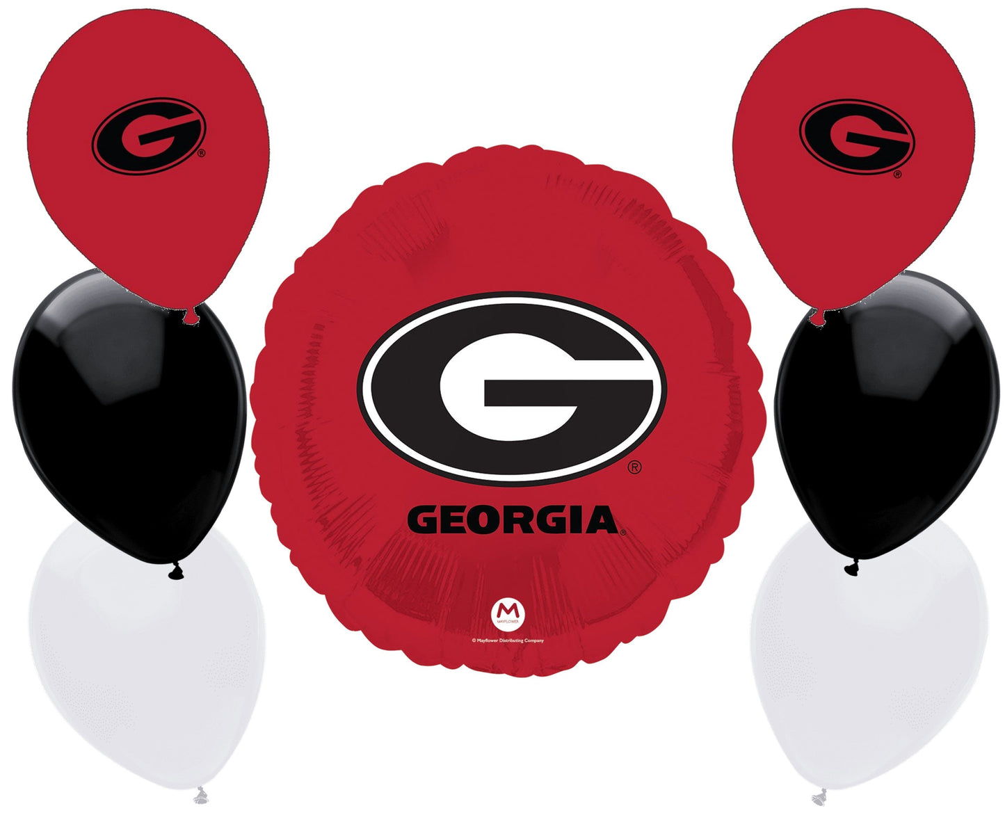 University of Georgia Party Supplies Bundle | UGA Plates | UGA Napkins | UGA Cups | UGA Table Cover | UGA Balloons