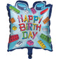 Block Bash Building Block Party Metallic Balloon Shaped - 1ct