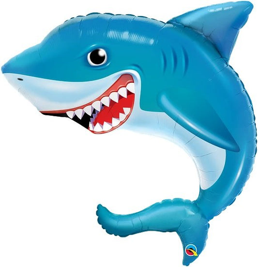 Smilin' Shark Giant Foil Balloon - 36"