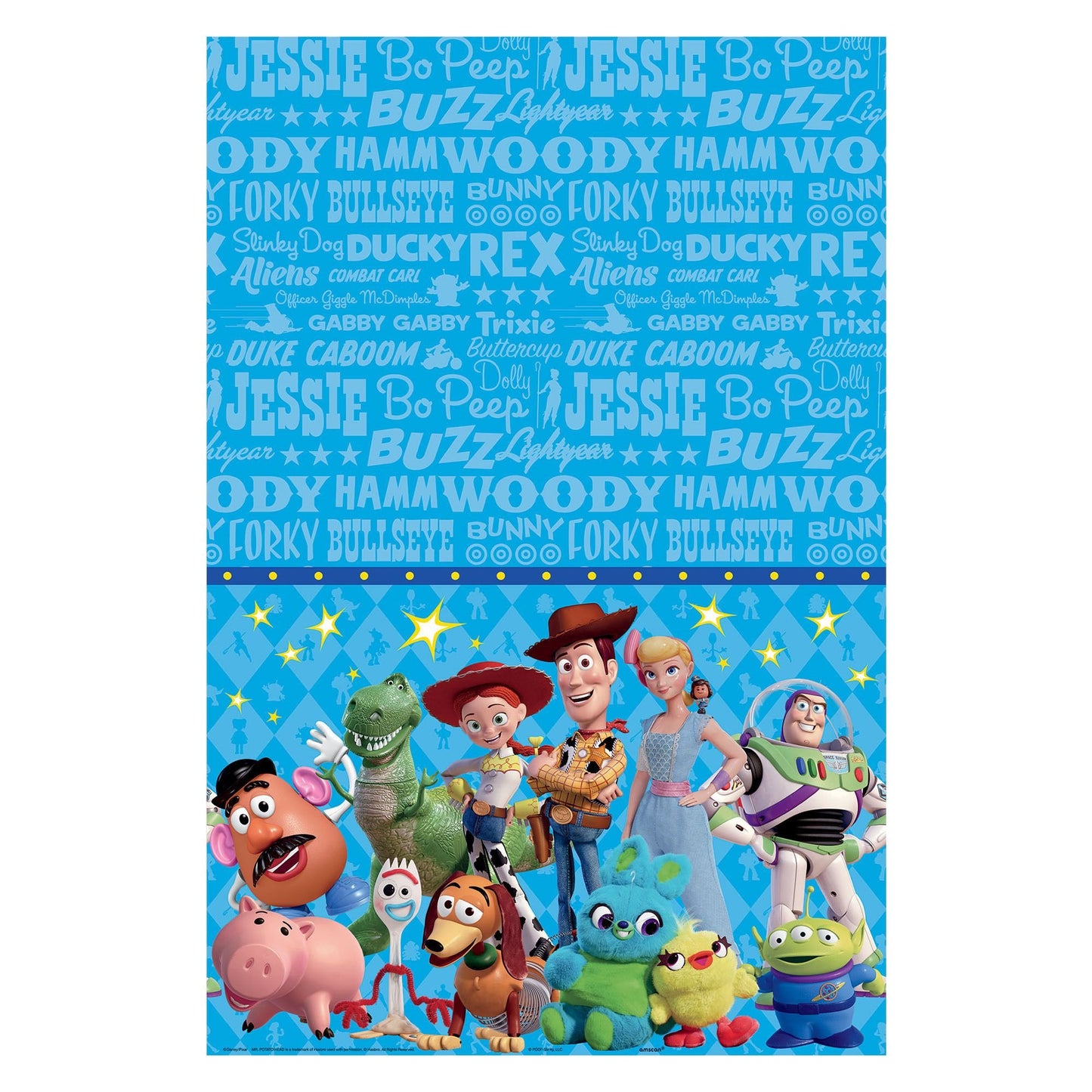 Toy Story Plastic Table Cover - 54" x 96"