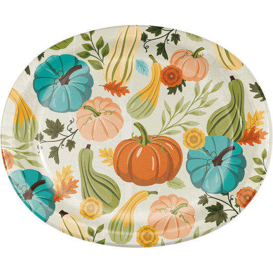 Hello Fall Oval Platters - 8ct