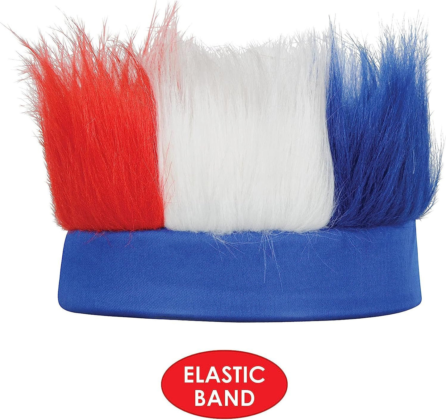 Red, White, & Blue Patriotic Hairy Headband