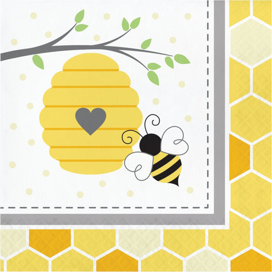 Bumblebee Baby Bumblebee Baby Shower Napkins - 16ct