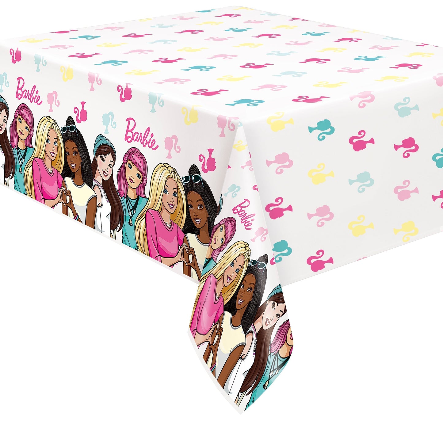 Barbie Rectangular Plastic Table Cover  54 x 84""