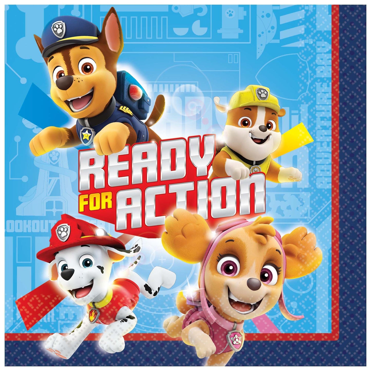 Paw Patrol Adventures Beverage Napkins - 16ct