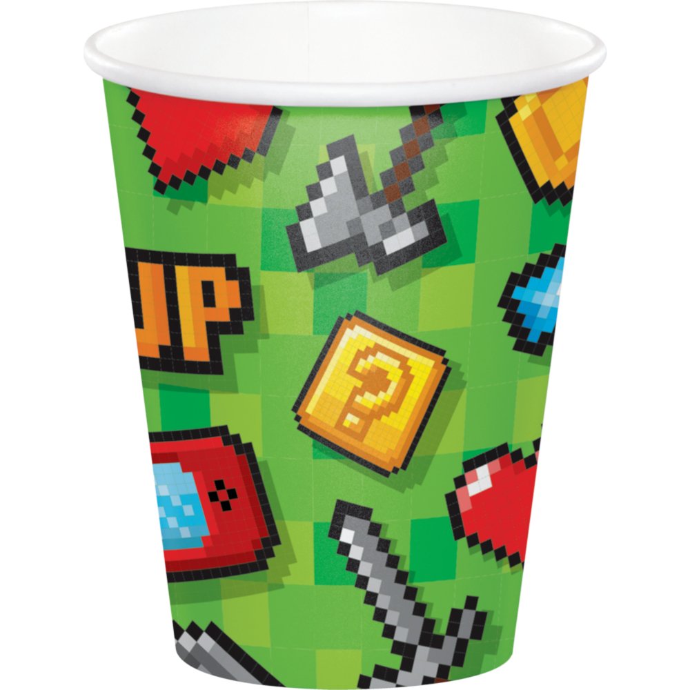 Gaming Party Video Game Party Cups - 8ct