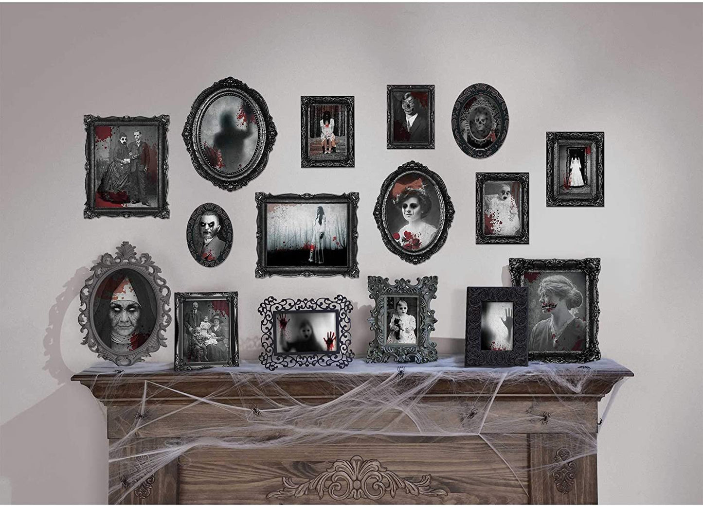 Assorted Dark Manor Frame Cutouts Decoration | 5 1/5" - 13" | 30 pcs.