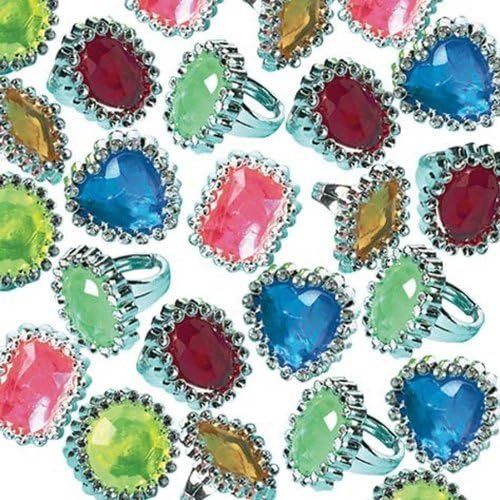 Jewel Rings Mega Value Pack Party Favors - 84pcs